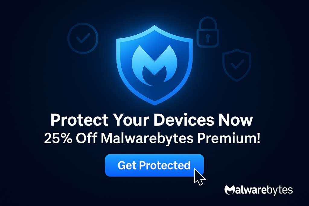 gethere Malwarebytes Premium – 25% Off promo